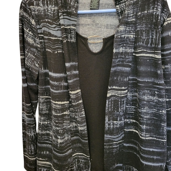 Suzie In The City Long Sleeve Jacket With Attached T Shirt Med Light & AIry - Picture 7 of 8